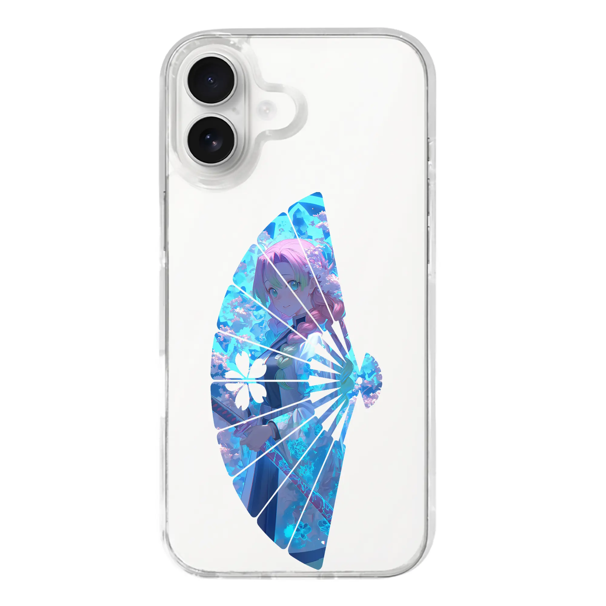 鬼滅の刃 グッズ,甘露寺 蜜璃 - iPhone 17シリーズ 透明スマホケース – 薄型・耐衝撃・精密フィット保護カバー